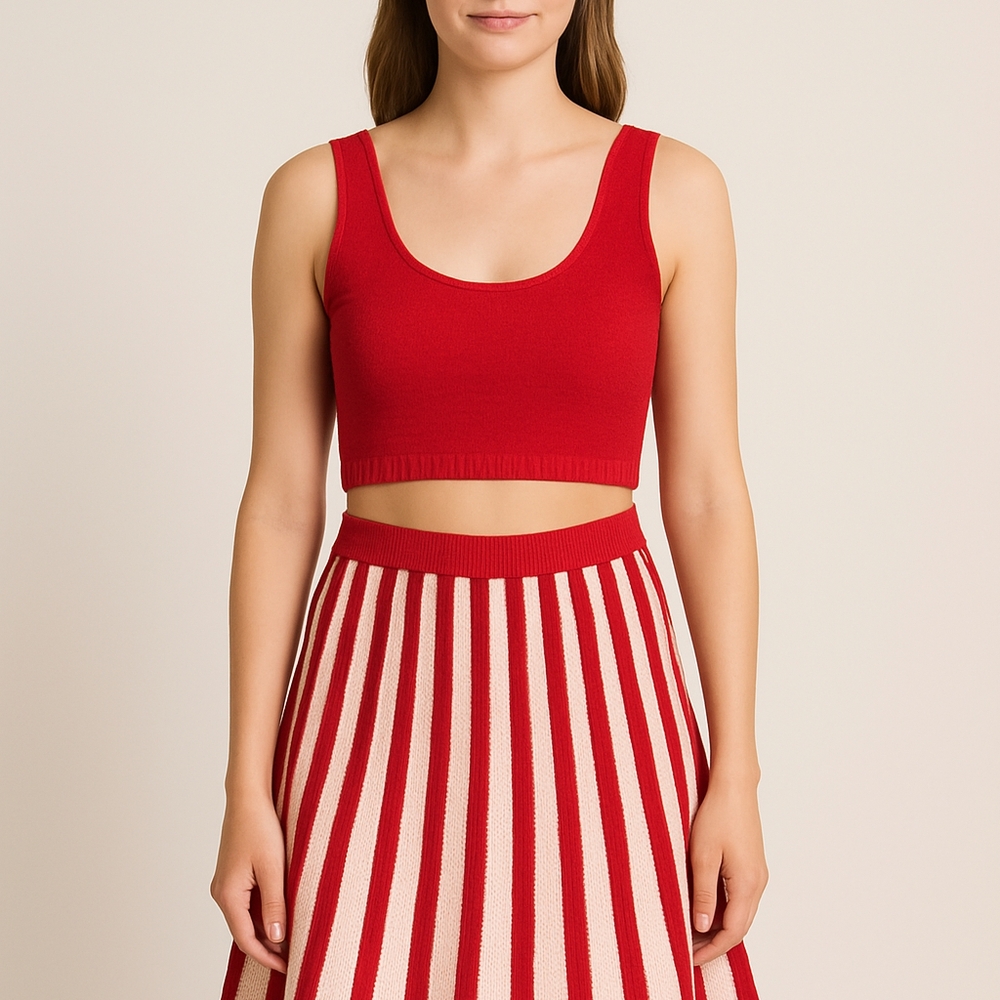 WOW Couture Vibrant Red Top